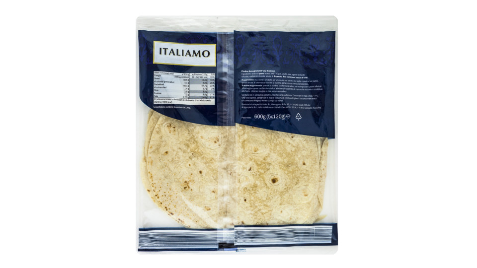 Piadina Romagnola Igp alla Riminese