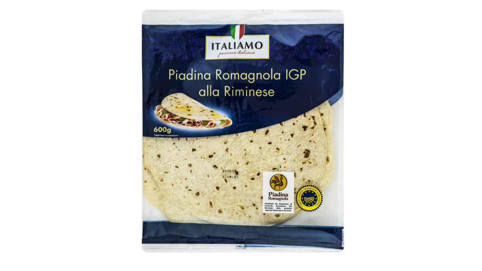 Piadina Romagnola Igp alla Riminese