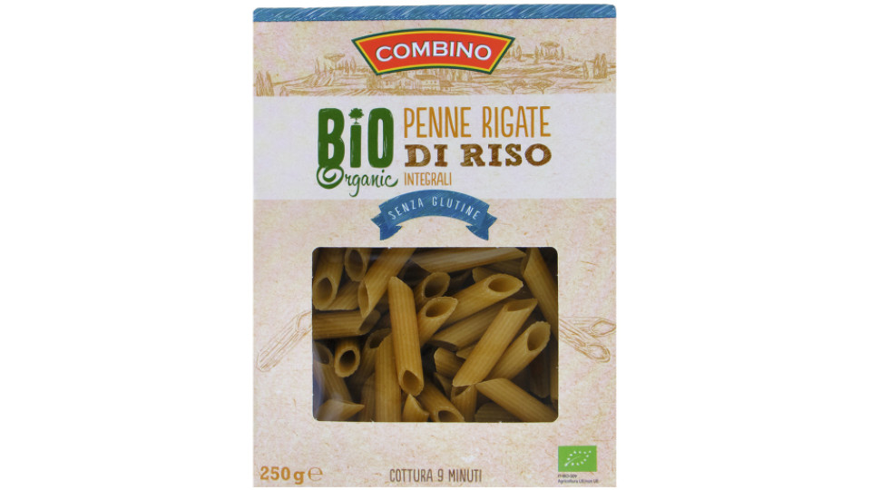 Penne Rigate di Riso Integrali senza Glutine