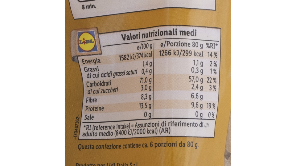 Penne Rigate Integrali