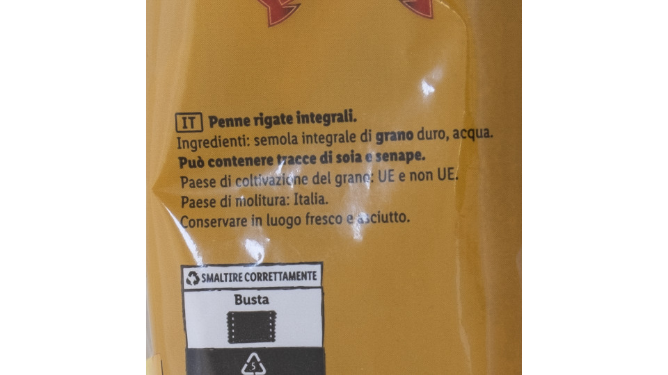 Penne Rigate Integrali