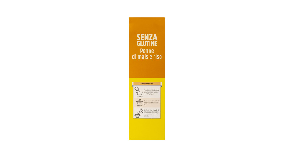 Penne Rigate di Mais e Riso senza Glutine