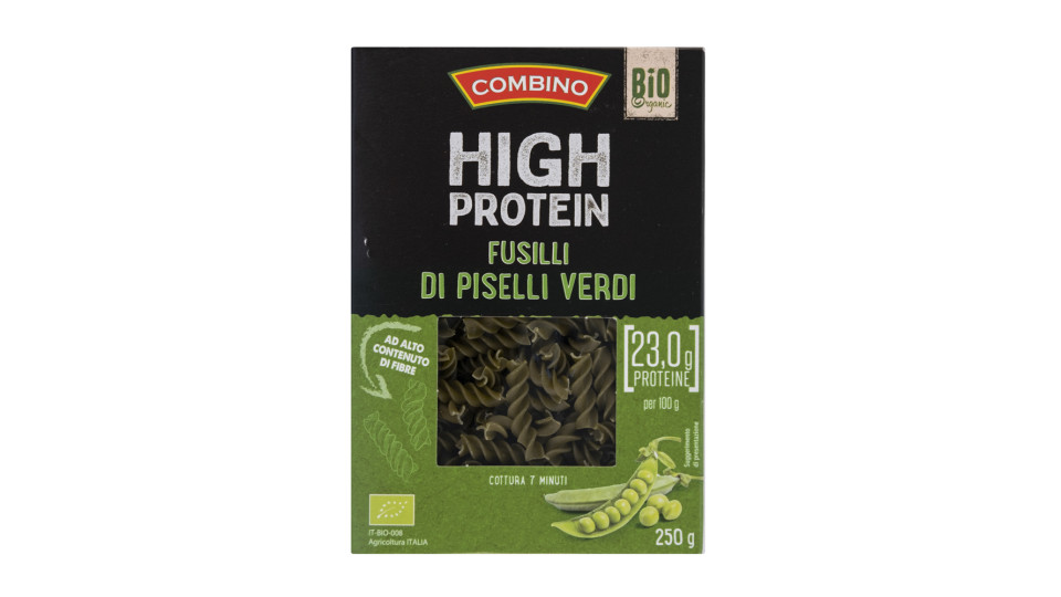 Fusilli di Piselli Verdi Proteici