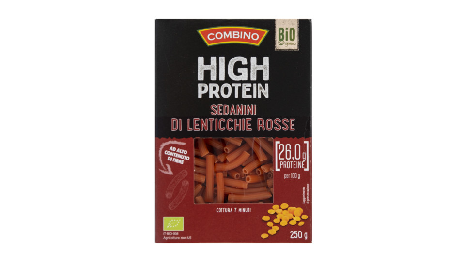 Sedanini di Lenticchie Rosse Proteici