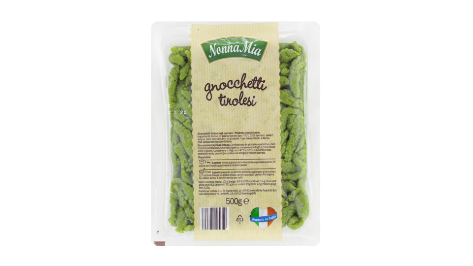 Gnocchetti Tirolesi agli Spinaci
