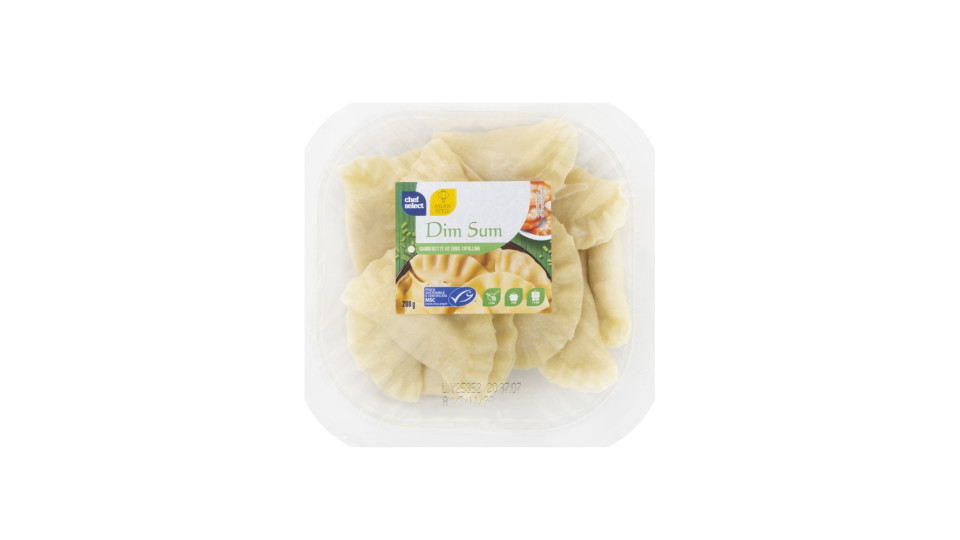 Dim Sum Ripieni con Gamberetti Ed Erba Cipollina