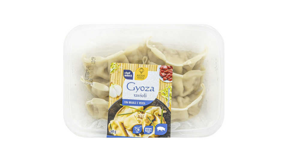 Gyoza Ravioli Ripieni con Maiale e Verza