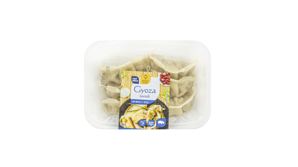 Gyoza Ravioli Ripieni con Maiale e Verza