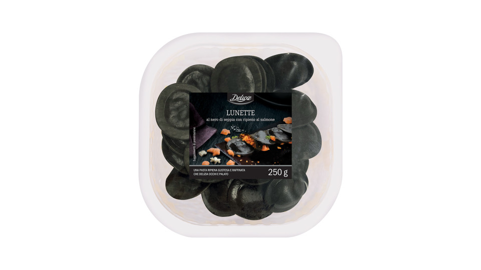 Lunette al Nero di Seppia e Salmone
