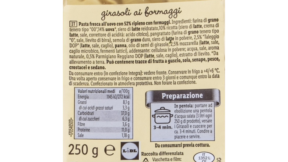 Girasoli ai Formaggi