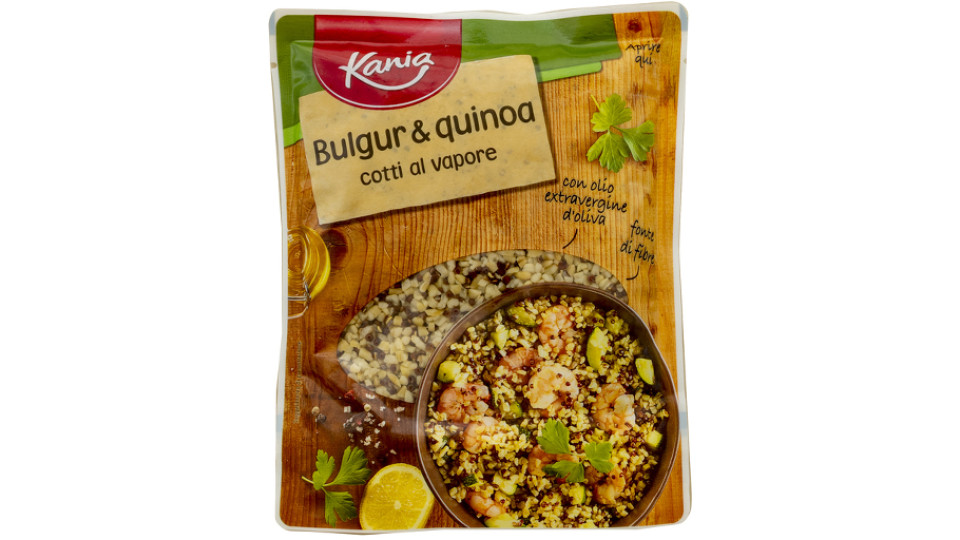 Mix di Cereali al Vapore Bulgur e Quinoa