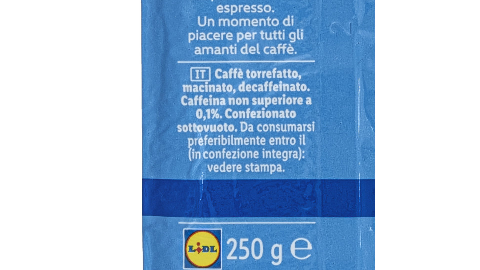Caffè Decaffeinato