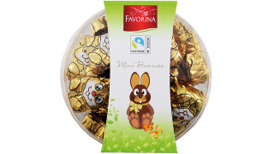 Mini Coniglietti Pasquali di Cioccolato al Latte