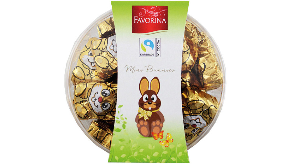 Mini Coniglietti Pasquali di Cioccolato al Latte