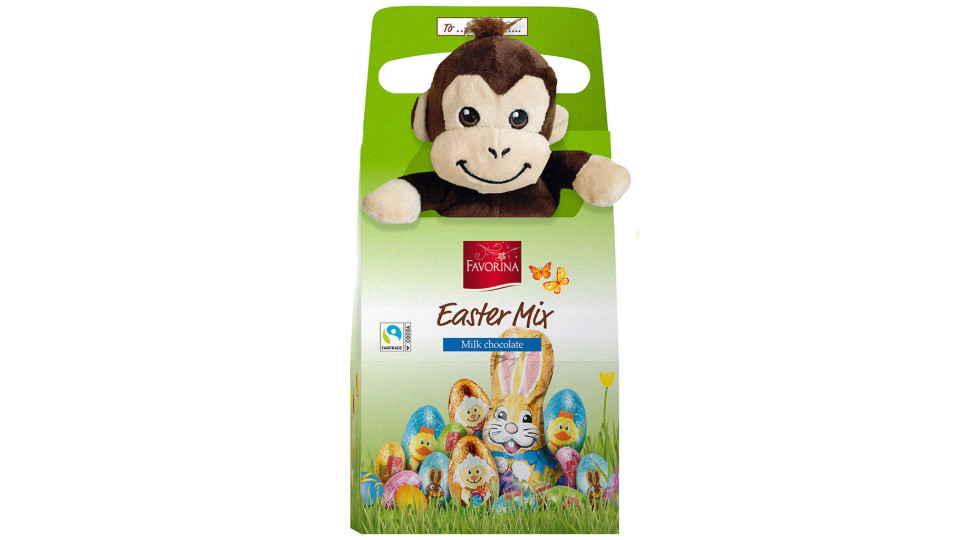 Animaletti di Peluche Vari con Cioccolatini