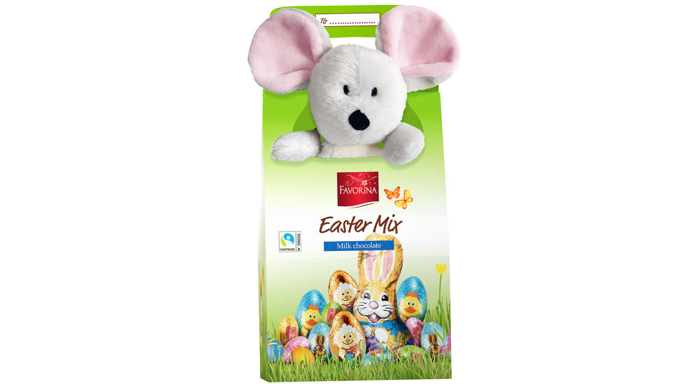 Animaletti di Peluche Vari con Cioccolatini