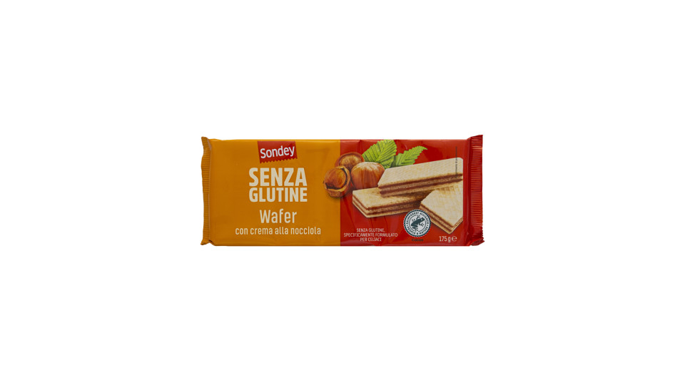 Wafer alla Nocciola senza Glutine