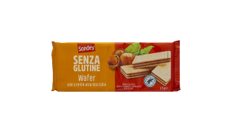 Wafer alla Nocciola senza Glutine