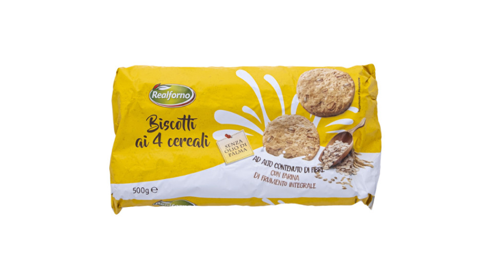 Biscotti con Cereali Ricchi di Fibra