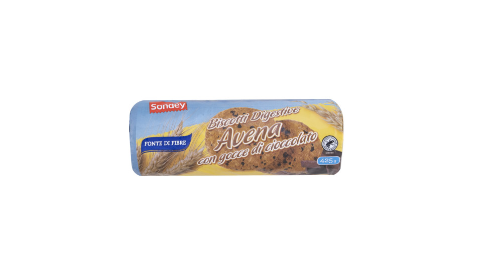 Biscotti Digestive Avena e Cioccolato