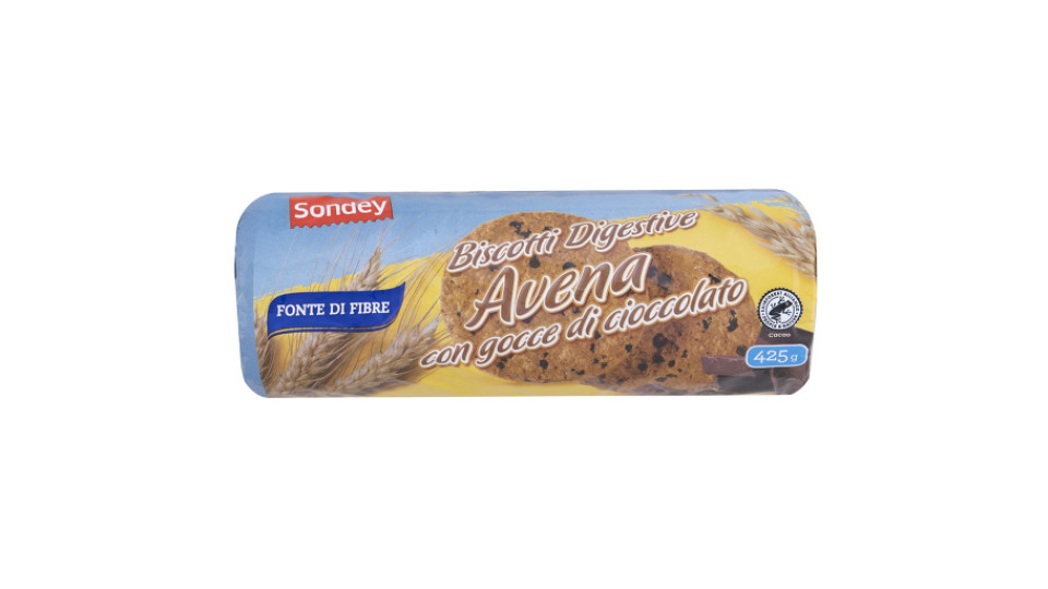 Biscotti Digestive Avena e Cioccolato