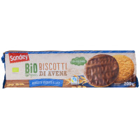 Biscotti Bio all'Avena Ricoperti di Cioccolato al Latte