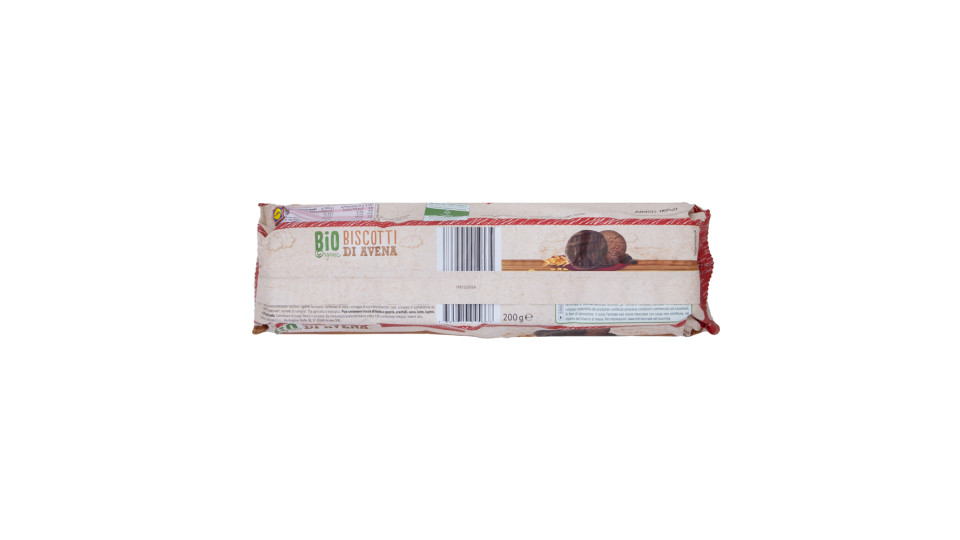 Biscotti Bio all'Avena e Cioccolato Fondente