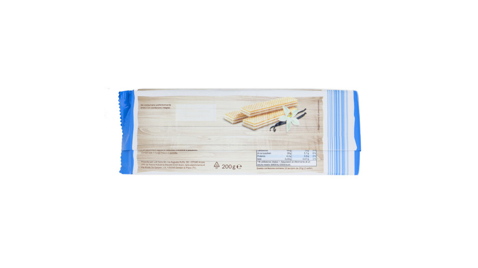 Wafer alla Vaniglia