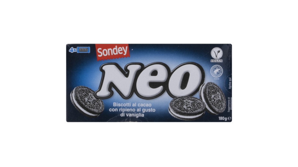 Neo Biscotti al Cacao e Crema Vaniglia Vegani