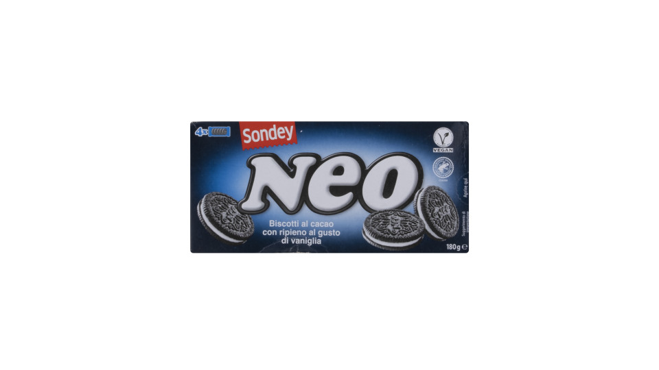 Neo Biscotti al Cacao e Crema Vaniglia Vegani