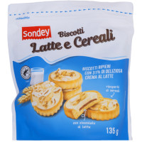 Biscotti Ripieni al Latte e Cereali