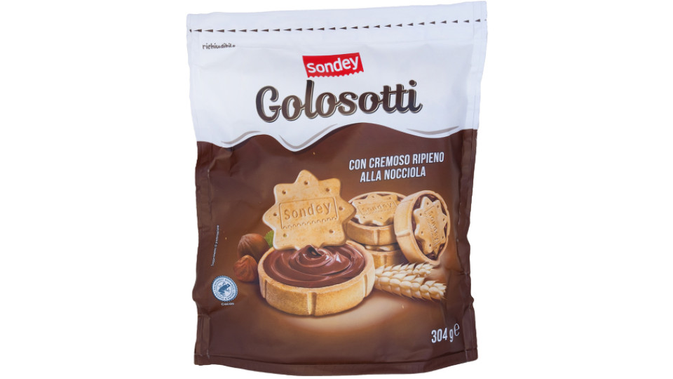 Biscotti Golosotti Ripieni con Crema alla Nocciola