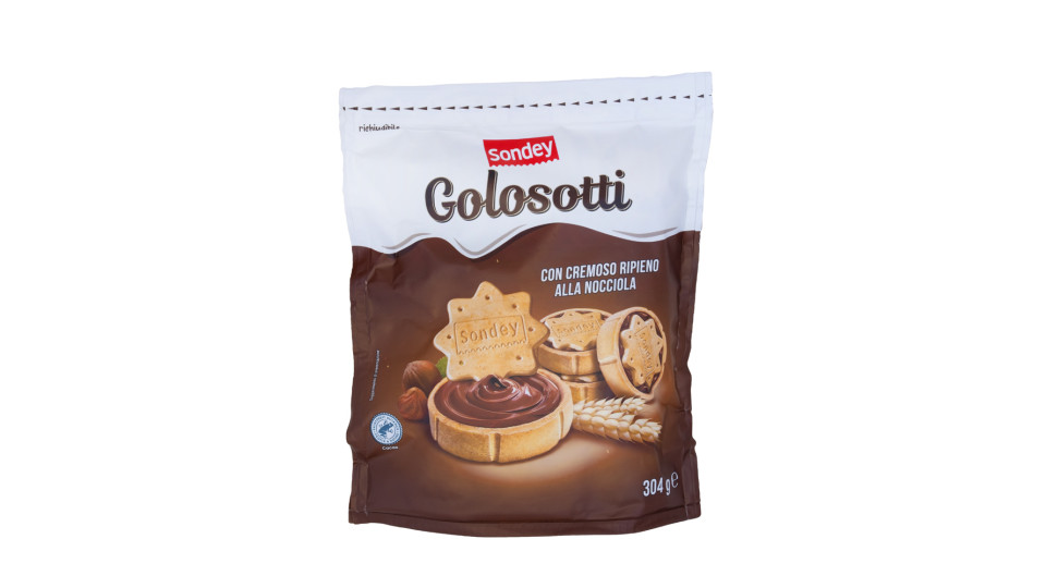 Biscotti Golosotti Ripieni con Crema alla Nocciola