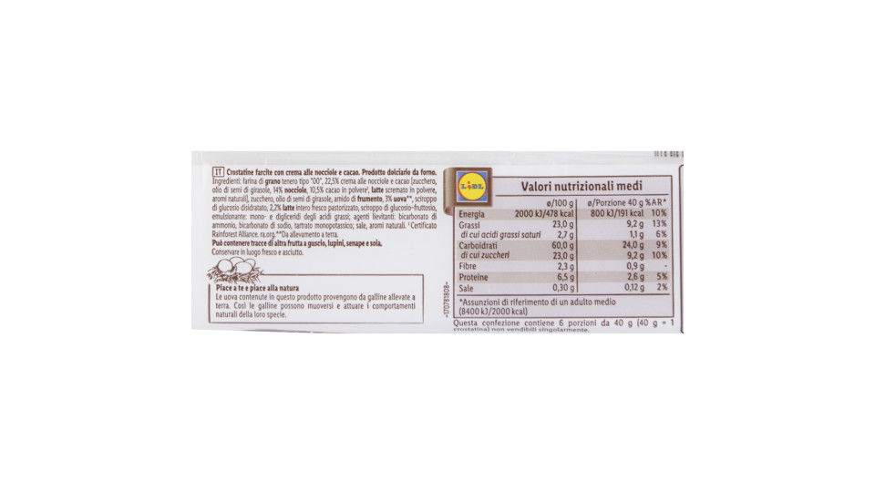 Crostatine al Cacao