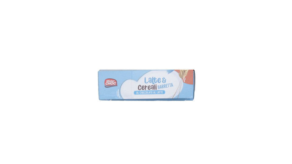 Barrette Latte e Cereali al Cioccolato al Latte