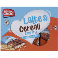 Barrette Latte e Cereali al Cioccolato al Latte