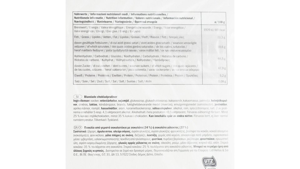 Cioccolatini Ripieni Assortiti