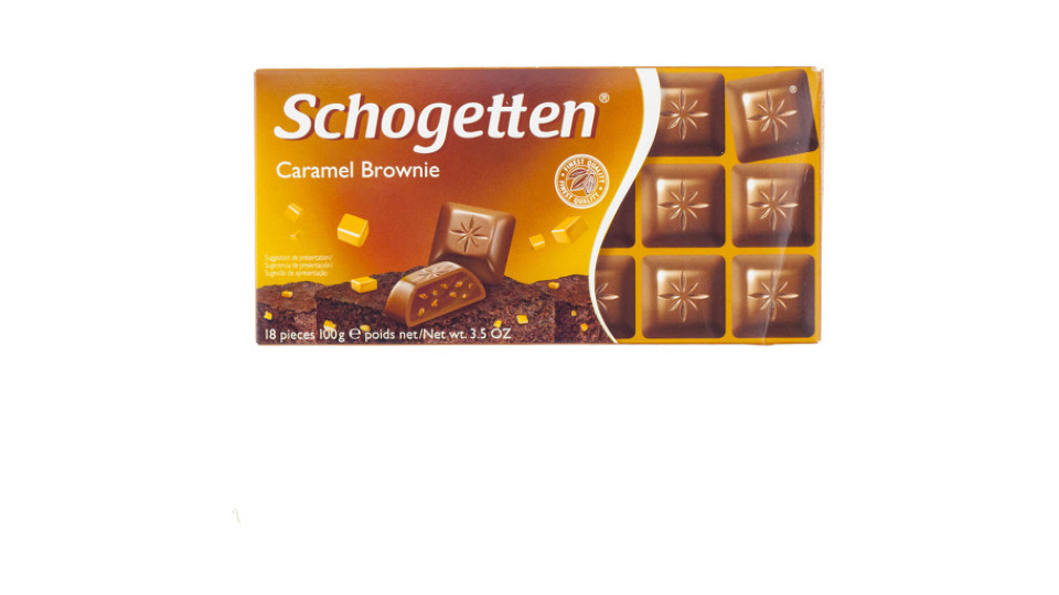 Quadratini di Cioccolato Ripieni Brownie e Caramello