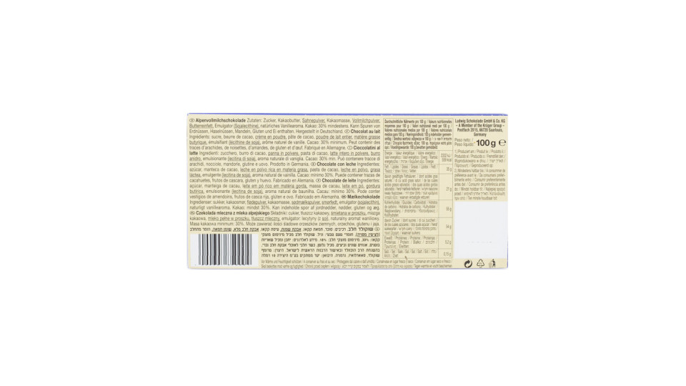 Quadratini di Cioccolato al Latte