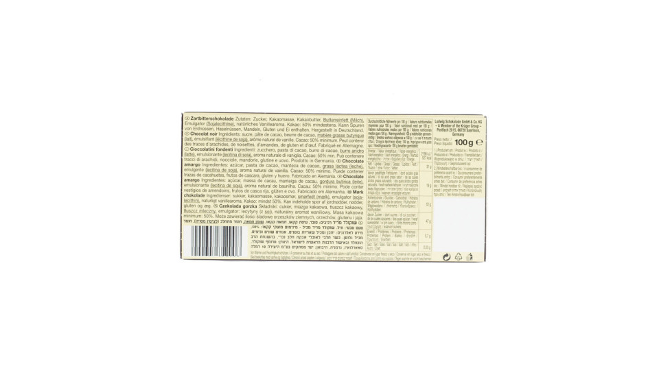 Quadratini di Cioccolato Fondente