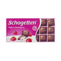 Quadratini di Cioccolato Ripieni Yogurt Fragola