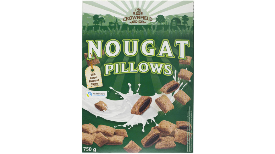 Cereali Ripieni alla Nocciola Nougat Pillows