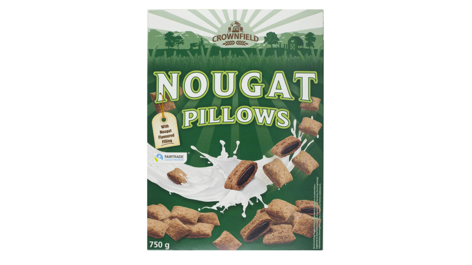 Cereali Ripieni alla Nocciola Nougat Pillows