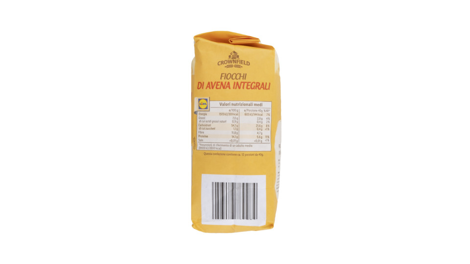 Fiocchi di Avena Integrali