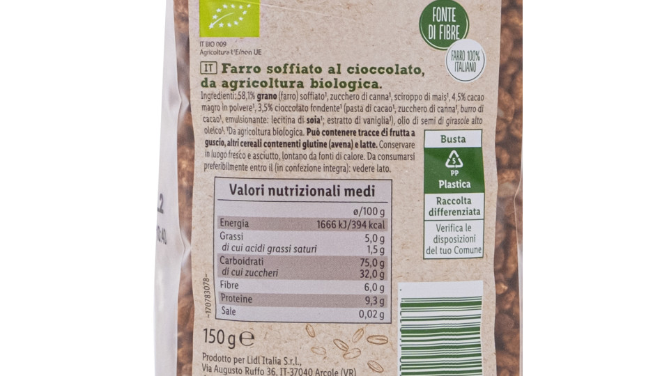 Farro Soffiato al Cioccolato