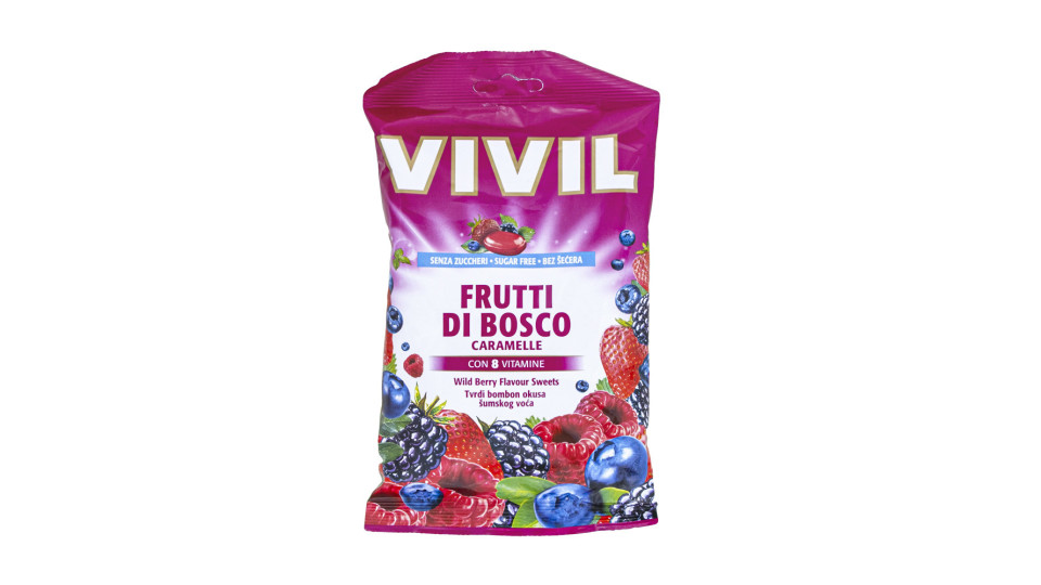 Caramelle Frutti di Bosco senza Zucchero