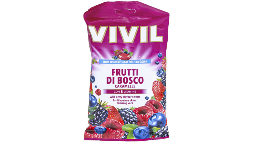 Caramelle Frutti di Bosco senza Zucchero