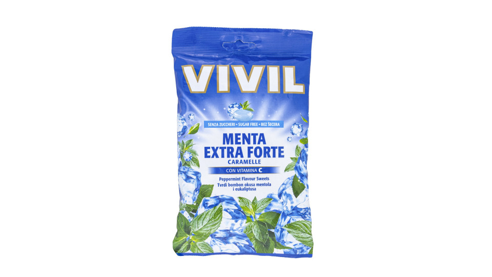 Caramelle Menta Extra Forte senza Zucchero