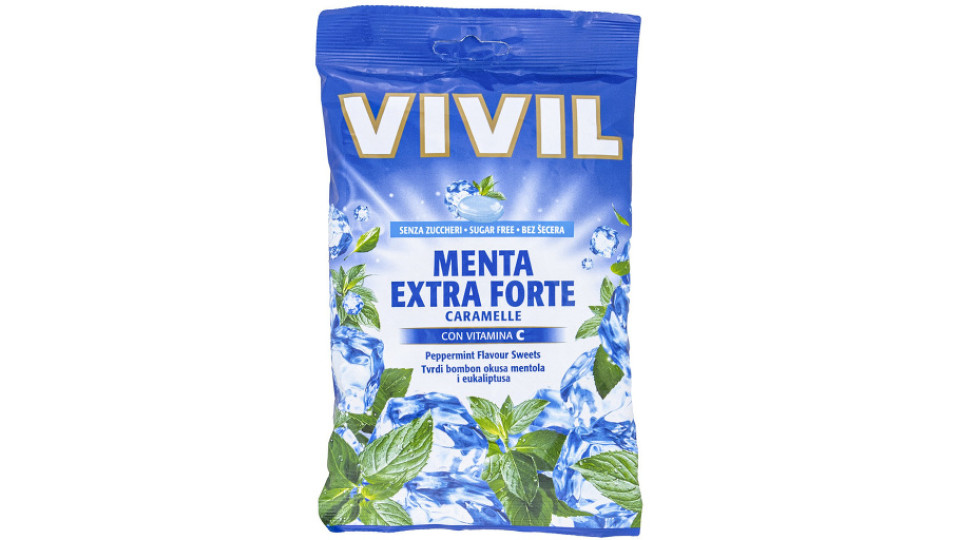 Caramelle Menta Extra Forte senza Zucchero