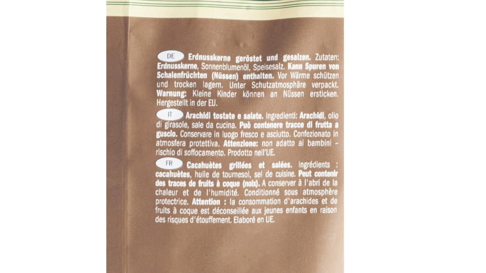 Arachidi Tostate e Salate